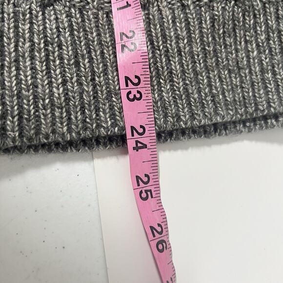 VTG Y2K Abercrombie and Fitch Chunky Cable Knit Sweater Women S Gray Fisherman - Picture 12 of 12